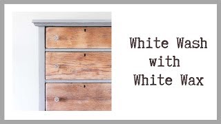 Whitewashing with White Wax [upl. by Kaye65]