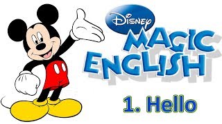 Magic English 1  Hello  ENGLISH WITH CARTOONS FOR KIDS [upl. by Beattie]