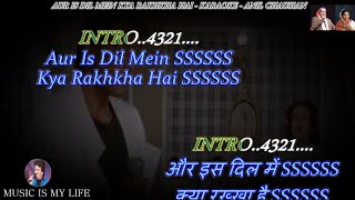 Aur Is Dil Mein Kya Rakha Hai For Male Karaoke With Scrolling Lyrics Eng amp हिंदी [upl. by Einaffyt]