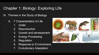 Chapter 1 Biology Exploring Life [upl. by Ching75]