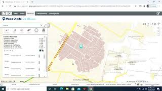 Como usar el mapa digital del INEGI [upl. by Llerrem]