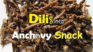 Stirfried dried anchovy  Sweet amp Spicy Crispy fried Dilis  by Kinaham [upl. by Therron]