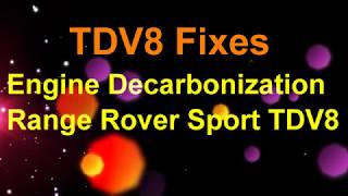 Engine Decarbonization Range Rover Sport TDV8 [upl. by Floris648]