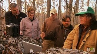 Best Bigfootage Eye Shine in Creepy Kentucky Woods  Finding Bigfoot [upl. by Jenifer]