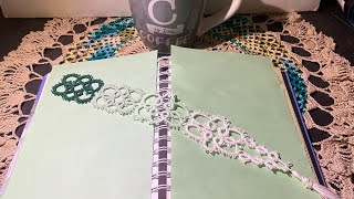 Needle Tatting  Bookmark Part 1 of 2 [upl. by Cicenia]