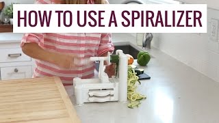 How To Use A Spiralizer [upl. by Saks]