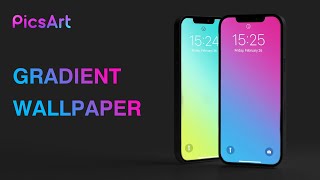 How To Make Gradient Wallpaper in PicsArt [upl. by Cranston]