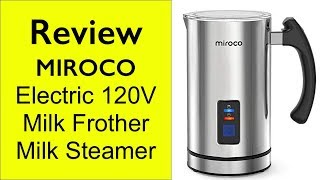 Review Miroco Milk Frother  How to make froth milk at home [upl. by Buyse79]