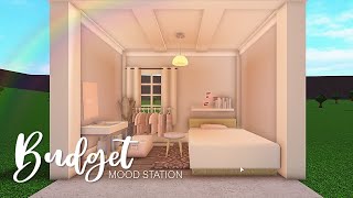 BLOXBURG no gamepass Budget Mood Station 3k l tour  speedbuild ♡ [upl. by Switzer]