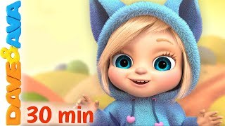 🍉 Baby Videos  Cartoon  Nursery Rhymes by Dave and Ava 🍉 [upl. by Schnur]