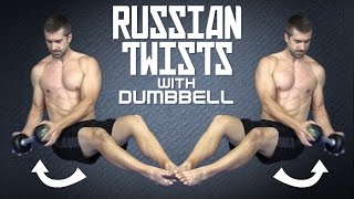 Russian Twists with Dumbbell [upl. by Donegan]