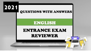 Entrance Exam Reviewer 2021  Common Questions with Answers in English [upl. by Pruchno]