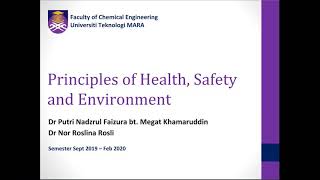 Principles of Health Safety and Environment HSE Lecture [upl. by Ielarol]