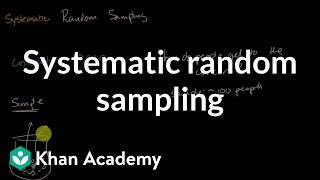 Systematic random sampling  AP Statistics  Khan Academy [upl. by Enatan639]