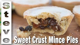 MINCE PIE RECIPE  With a Sweet Short Crust Pastry [upl. by Redna400]