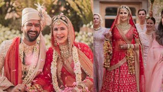 Katrina Kaif and Vicky Kaushals MAGICAL Wedding Moments [upl. by Portwin40]