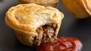 How to Make Aussie Beef Party Pies Mini Meat Pies  Easy Party Food [upl. by Publius]