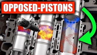 Opposed Piston Diesel Engines Are Crazy Efficient [upl. by Dlanor]