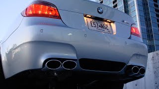 BMW M5 E60 Exhaust Comparison Eisenmann RPi Meisterschaft etc [upl. by Nimaj]