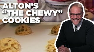 Alton Browns Famous quotThe Chewyquot Chocolate Chip Cookies  Good Eats  Food Network [upl. by Elazaro736]