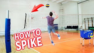 How to Spike a Volleyball Best Tutorial For Begginers [upl. by Yraeg]