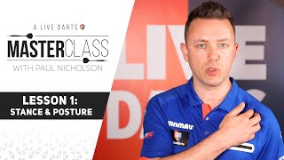 A Live Darts Masterclass  Lesson 1  Stance and Posture [upl. by Eachern]