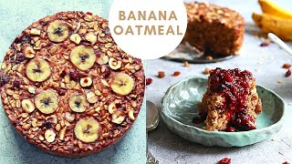 Porridge de Ovaz si Banane  la cuptor Baked Oatmeal [upl. by Akkina200]