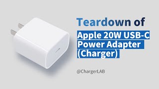 Teardown of Apple 20W USBC Power Adapter Charger [upl. by Gnuy]