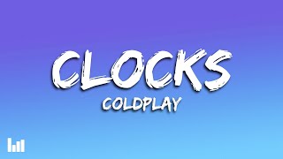 Coldplay  Clocks Lyrics [upl. by Llig]