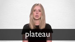 How to pronounce PLATEAU in British English [upl. by Barbi]