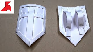 DIY 🛡️  How to make a SHIELD from A4 paper [upl. by Collen]