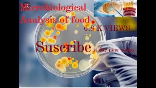 How to make Microbiological analysis of food  Method of testing [upl. by Aicac]