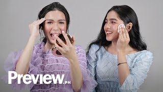 Andrea Brillantes and Francine Diaz Remove Their Makeup  Barefaced Beauty  PREVIEW [upl. by Fuhrman695]