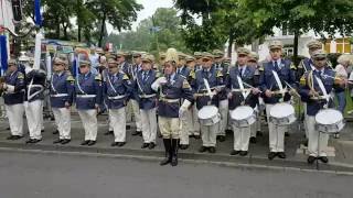 Die große OberstParade am Sonntag in Kapellen zu Ehren des Oberst HeinzWilli Otten 2016 [upl. by Inavoj]