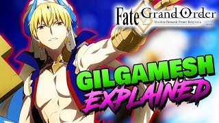 Who Is Gilgamesh amp How Strong is He The First Hero FateGrand Order Caster Gil Explained [upl. by Ressay148]