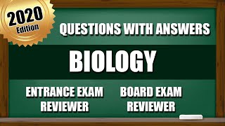 Entrance Exam Reviewer 2020  Common Questions with Answer in Biology and Science  PART 1 [upl. by Bronny]