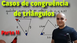 Casos de congruências de triângulos  Parte II [upl. by Tireb593]