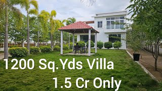 1200 Sqyards Duplex Villa For Sale In Gated community Hyderabad [upl. by Merell851]