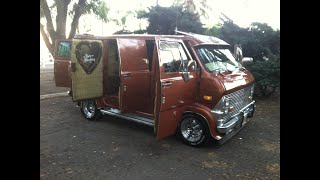 custom 70s street van show [upl. by Ellak673]