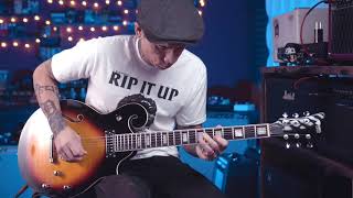 Eastwood Guitars MRG Baritone Guitar demo with RJ Ronquillo [upl. by Esaj]