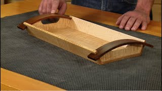 Building a CurvedHandle Serving Tray [upl. by Olympias]