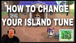 How To Change Your Island Tune in Animal Crossing New Horizons [upl. by Ariada]