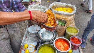 Mumbai Bhel Puri Wala  Best Roadside Mumbai street food  Street food India [upl. by Dareg]