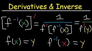 Derivative of Inverse Functions Examples amp Practice Problems  Calculus [upl. by Eirrod]