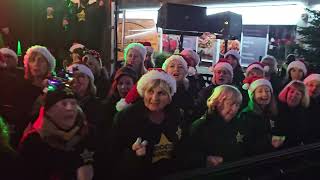 WHAT CHRISTMAS MEANS TO ME Rock Choir at Birkdale Lights Switch On 1st December 2024 [upl. by Buller463]