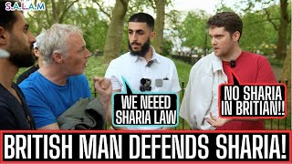 DOES BRITIAN NEED SHARIA  ATHEIST VS MUSLIM  SPEAKERS CORNER [upl. by Veal]