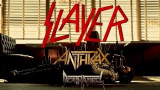 SLAYER  Repentless North American Tour w ANTHRAX  DEATH ANGEL [upl. by Illene737]