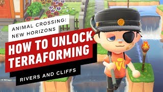 Animal Crossing New Horizons  How to Unlock Terraforming Island Designer Permits [upl. by Tnahsarp]