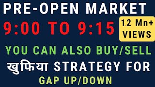 What is Pre Opening Session in Stock Market  How to trade in Pre Open Market [upl. by Drawoh488]