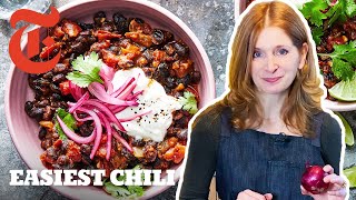 Easy 30Minute Vegetarian Chili  Melissa Clark  NYT Cooking [upl. by Macmillan]